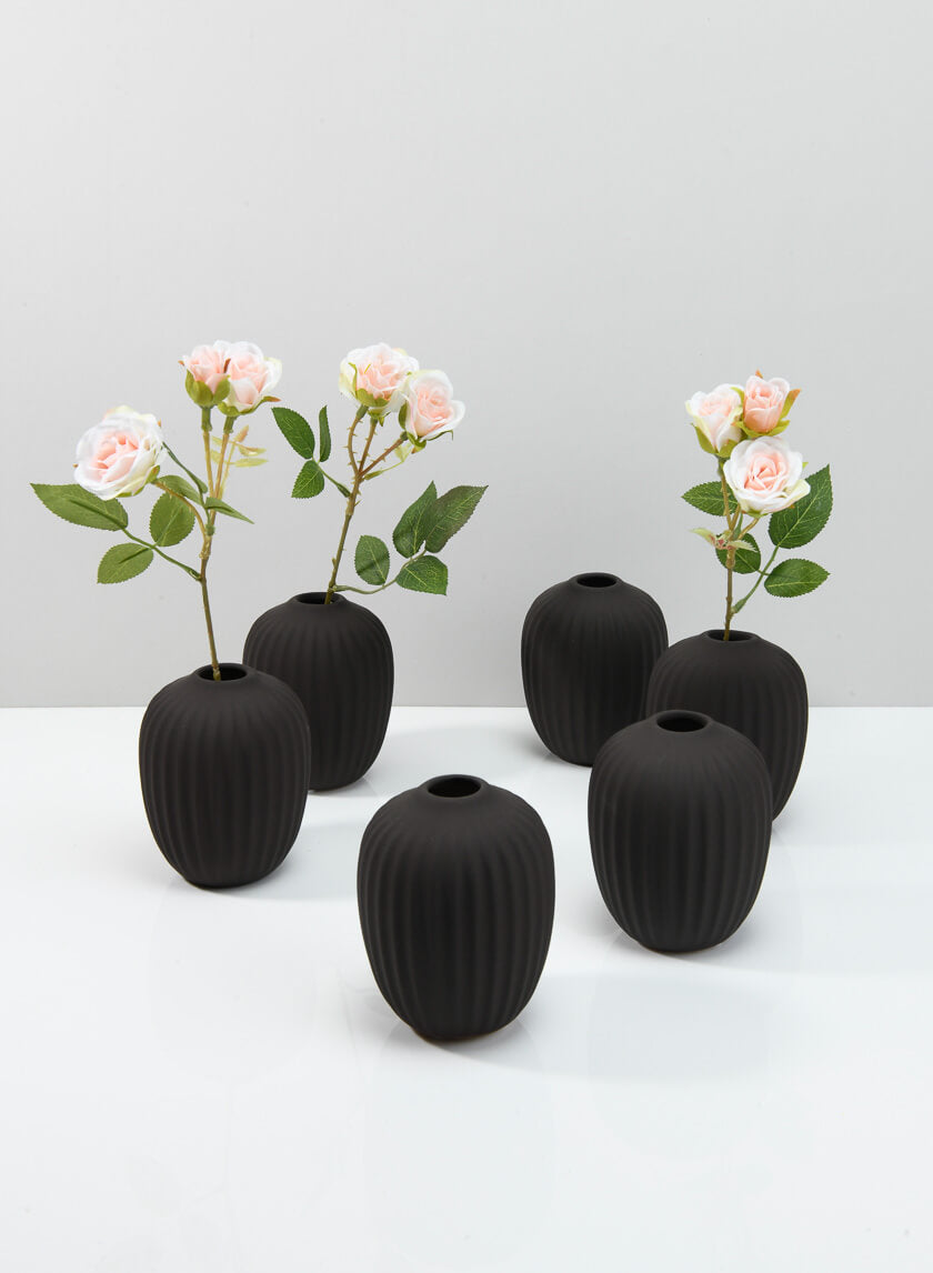 4.25in Tall Oslo Chocolate Deco Bud Vase Decor Jamaligarden