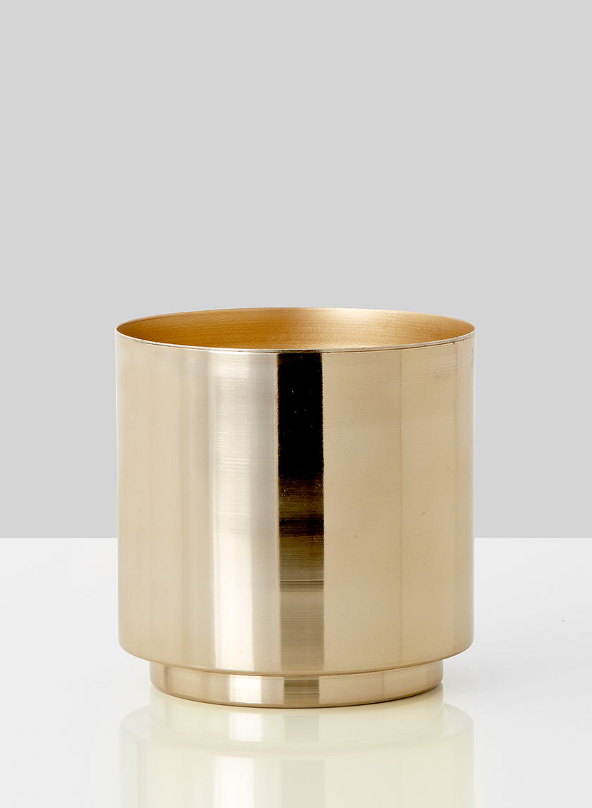 5in Tall Gold Iron Vase Decor Jamaligarden