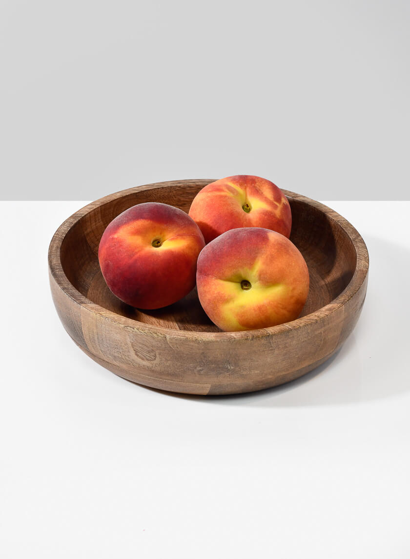 8.25in Wide Salma Wood Bowl Decor Jamaligarden