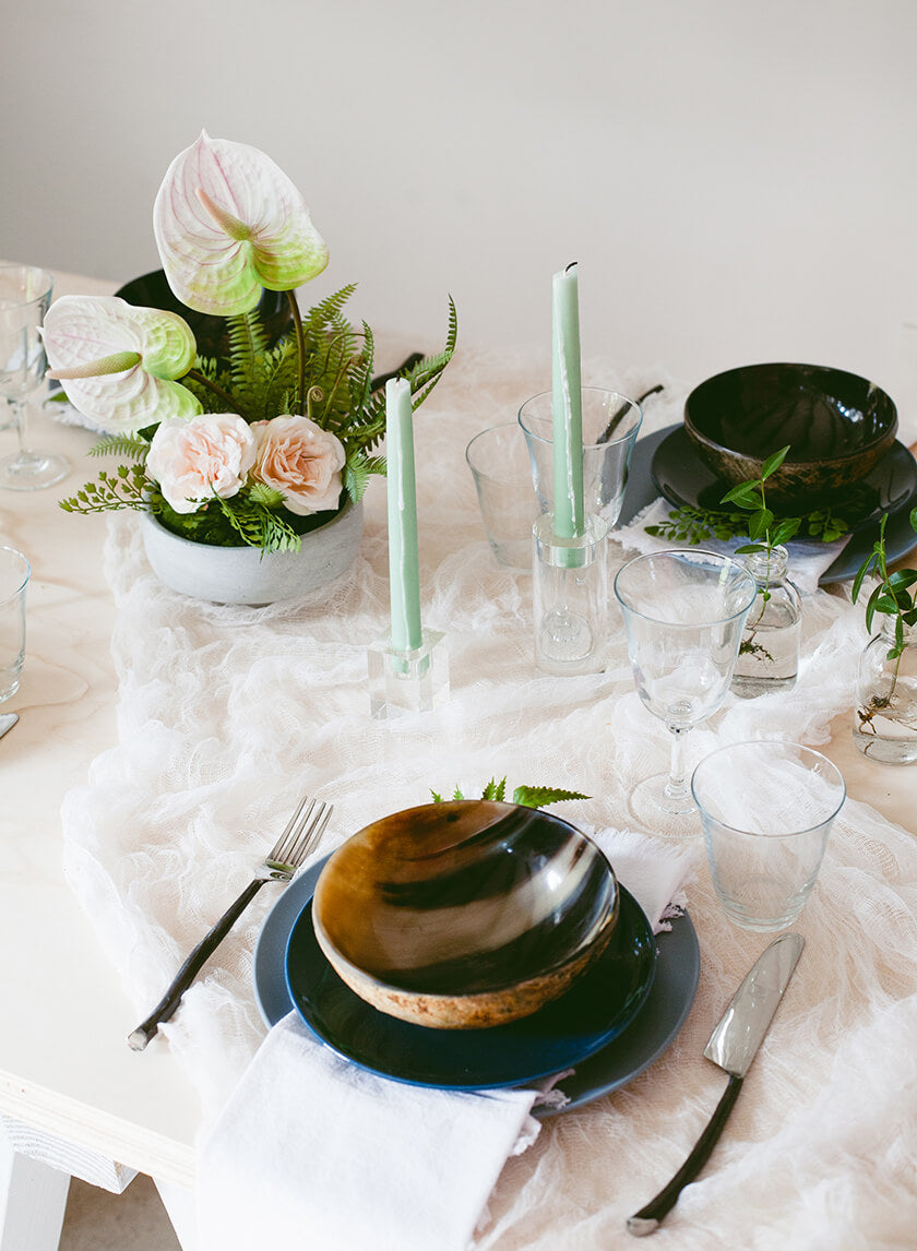 Square Crystal Candleholders Decor Jamaligarden
