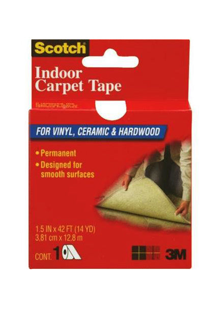1 1/2in x 42ft Scotch Double-Sided Carpet Tape Decor Jamaligarden
