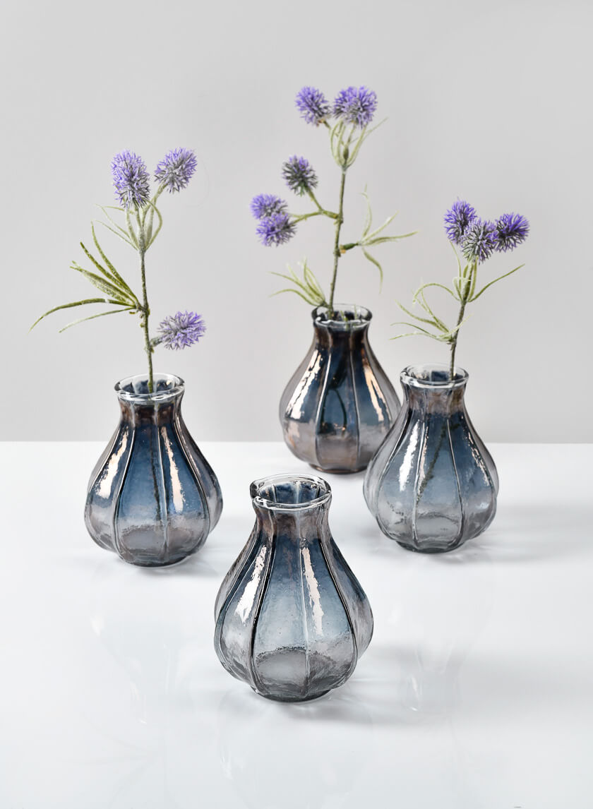 4in Tall Serendipity Bud Glass Vase Decor Jamaligarden