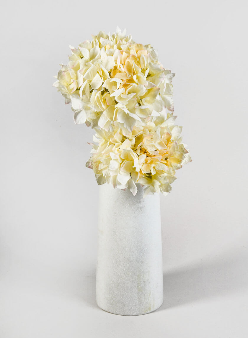 20in Long Cream Single Hydrangea Spray Decor Jamaligarden