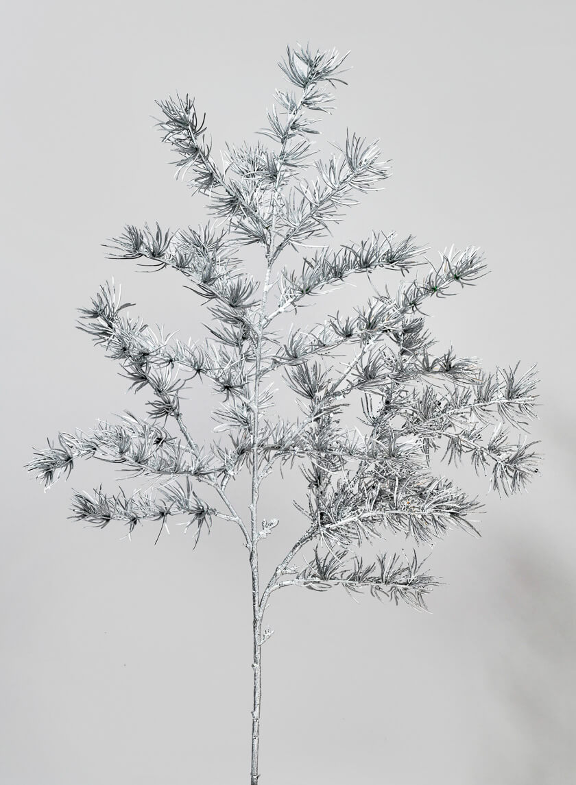 36in Long Silver Japanese Pine Branch Decor Jamaligarden