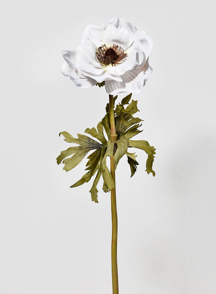 13.5in Long Single Anemone Spray Decor Jamaligarden