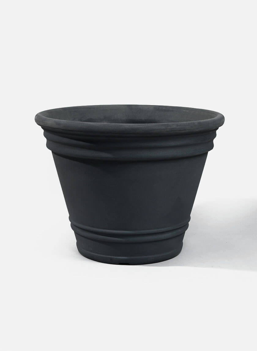 15in Tall Slate Casa Como Planter Decor Jamaligarden
