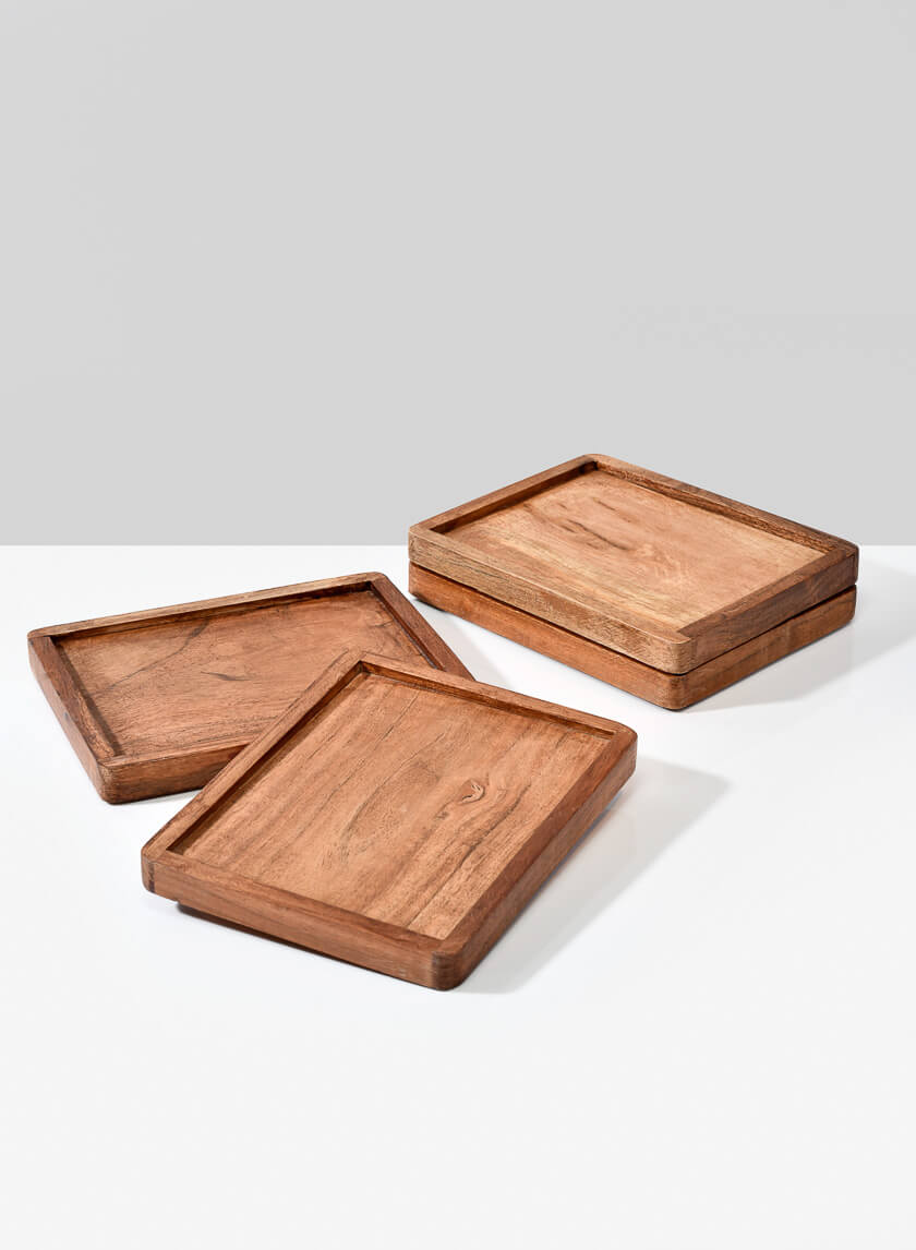 7in Long Lambok Wood Tray, Small Decor Jamaligarden