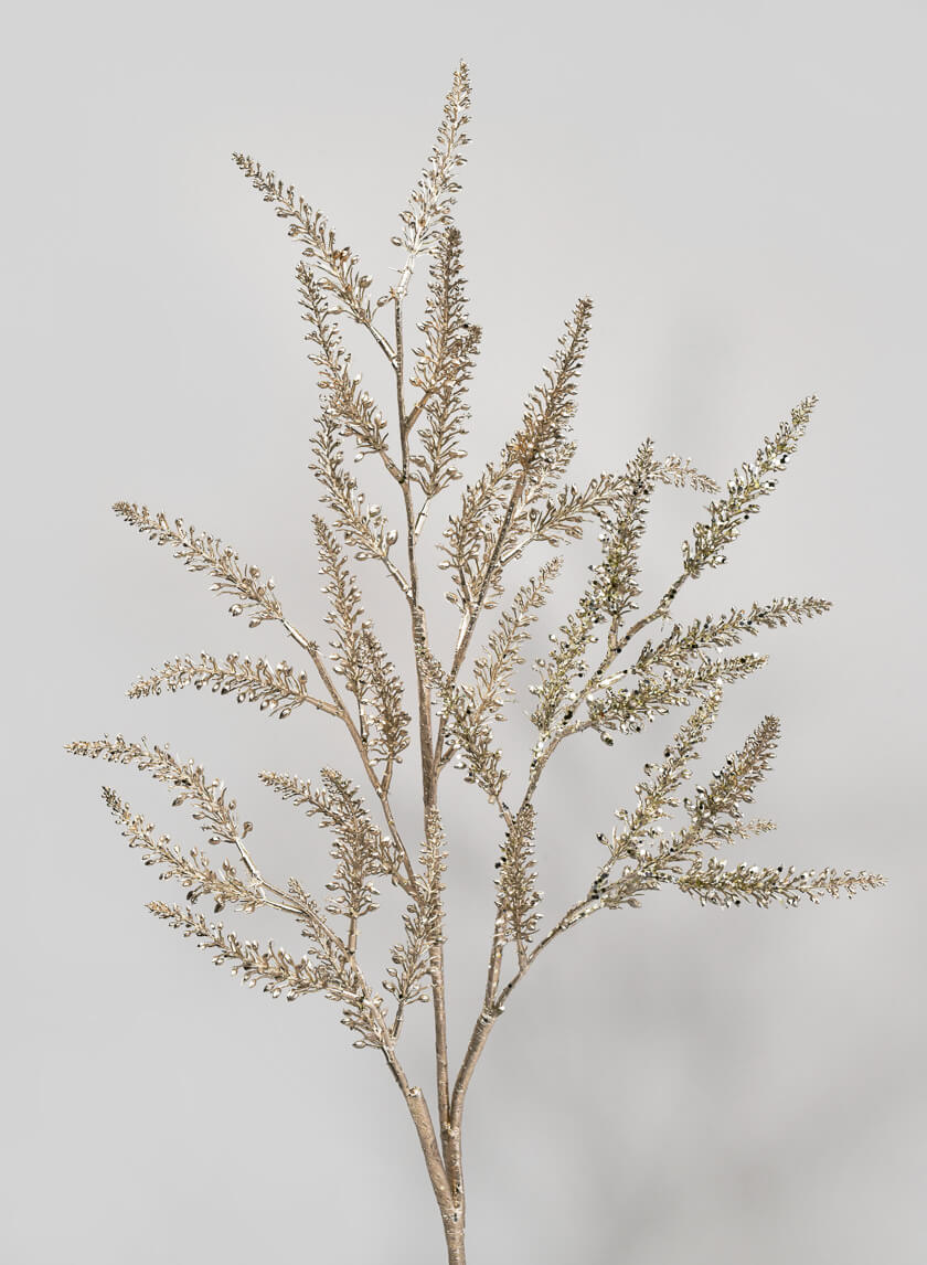 40in Long Sparkling Christmas Sage Branch Decor Jamaligarden
