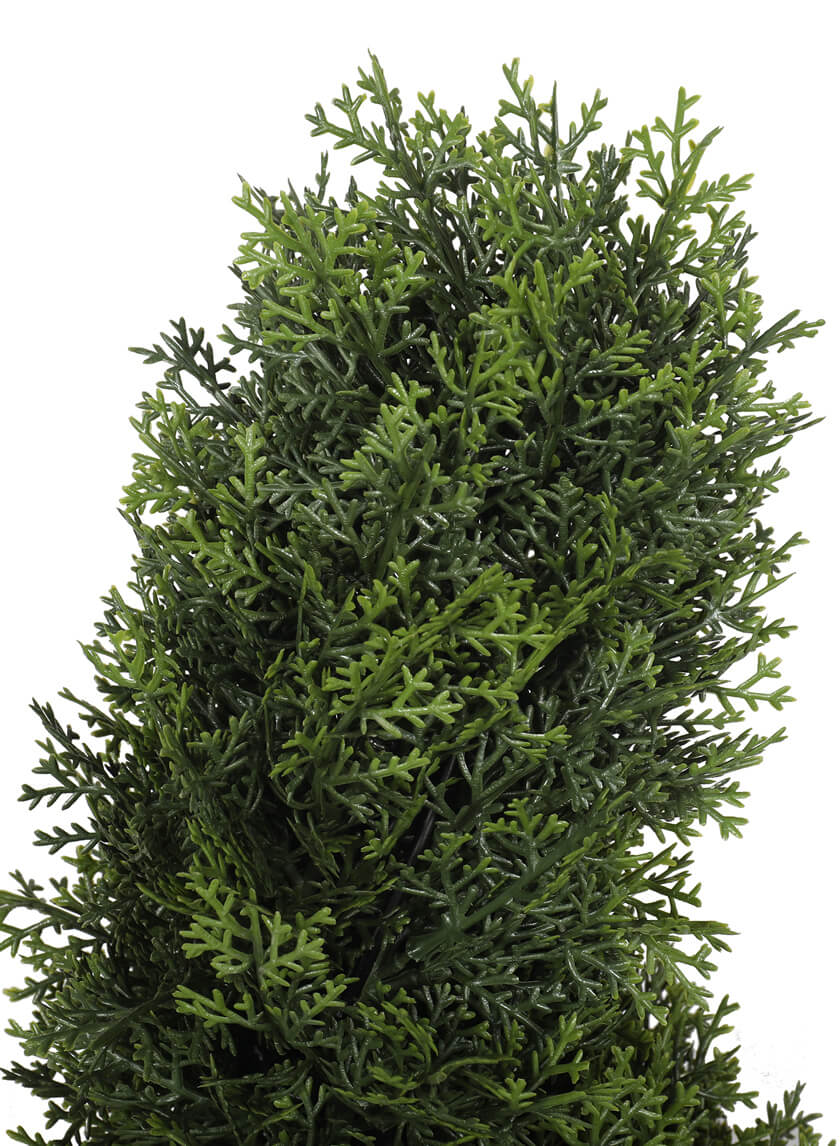 5ft Tall Faux Cypress Spiral Tree Decor Jamaligarden