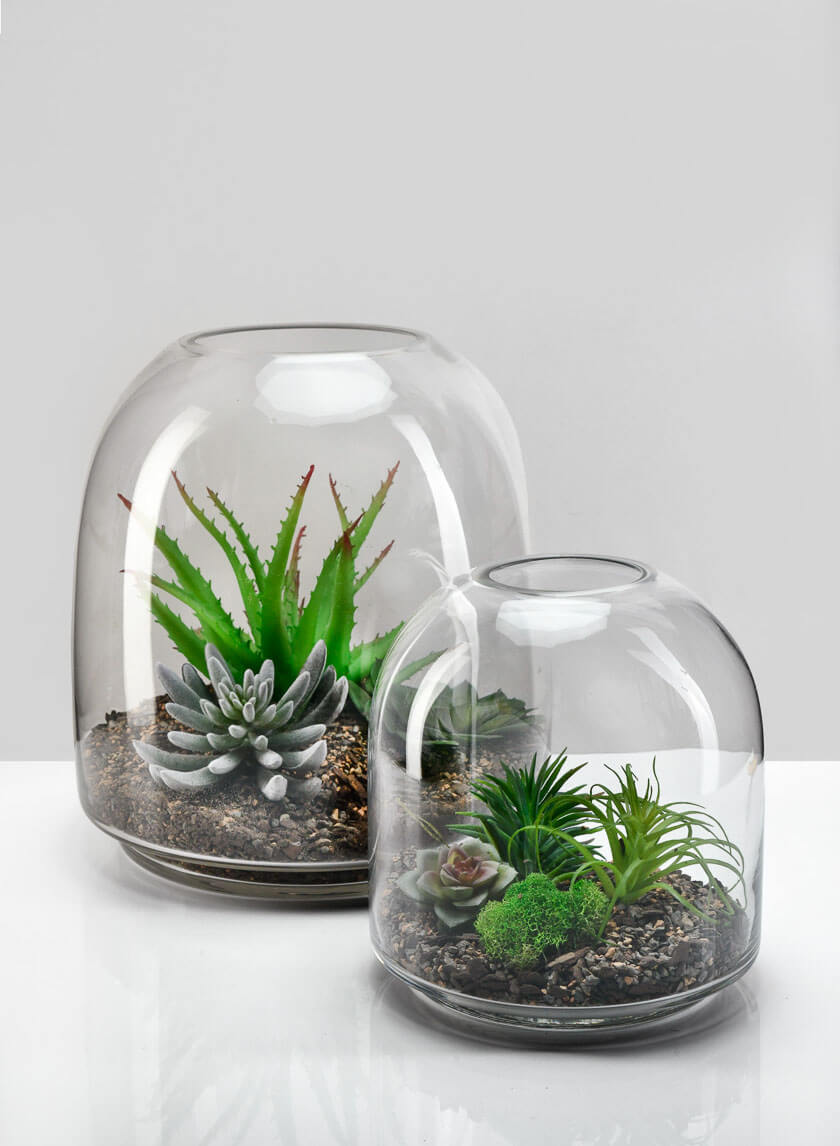 Large Victoria Glass Terrarium Decor Jamaligarden
