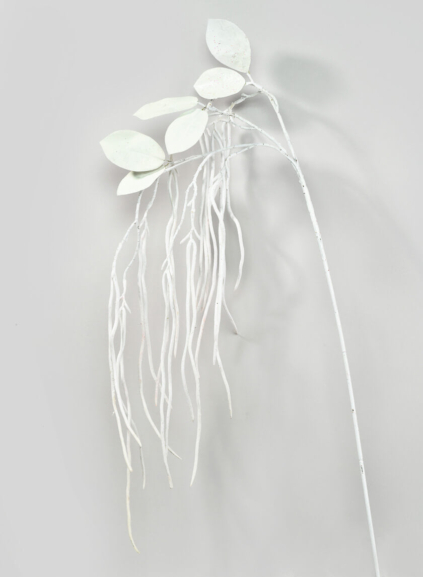 40in Long Ice White Bean Spray Decor Jamaligarden