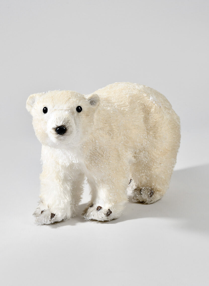 8in Tall White Polar Bear Decor Jamaligarden