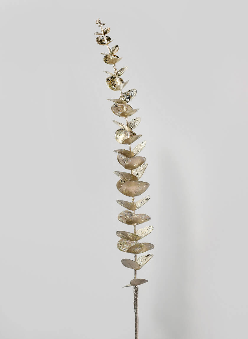 25in Long Champagne Eucalyptus Spray Decor Jamaligarden